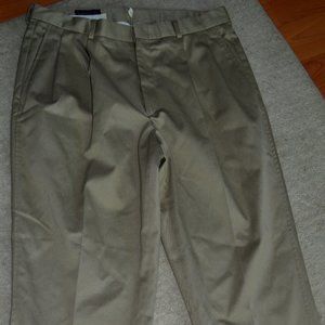 LAND'S END Khaki Dress Pants 35 29